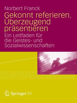 cover image of Gekonnt referieren. Überzeugend präsentieren